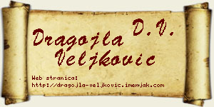 Dragojla Veljković vizit kartica